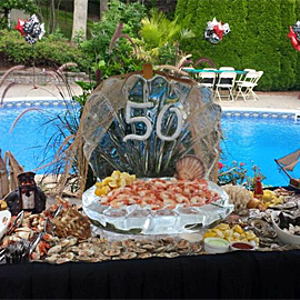 Birthday Catered Seafood Bar